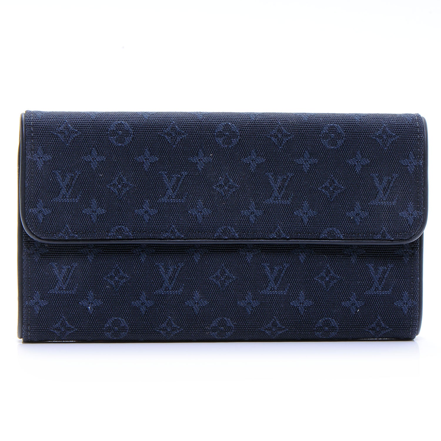 Louis Vuitton Mini Monogram Porte Tresor International Wallet Blue 1 of 7