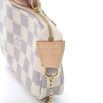 Louis Vuitton Damier Azur Mini Pochette Accessories 6 of 8