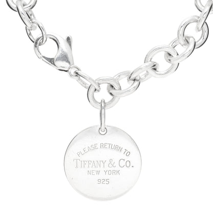 Tiffany Sterling Silver Return to Tiffany Round Tag Charm Bracelet 3 of 3