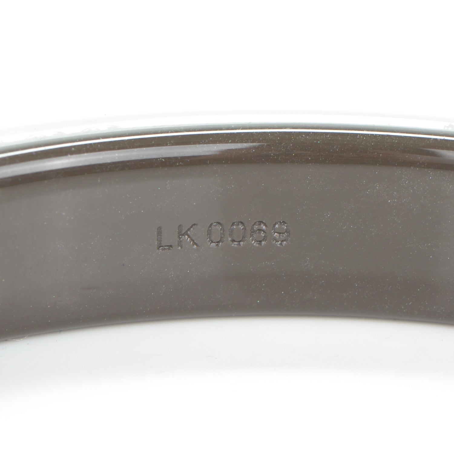 Louis Vuitton Resin Swarovski Medium Inclusion Bracelet PM Grey 4 of 4