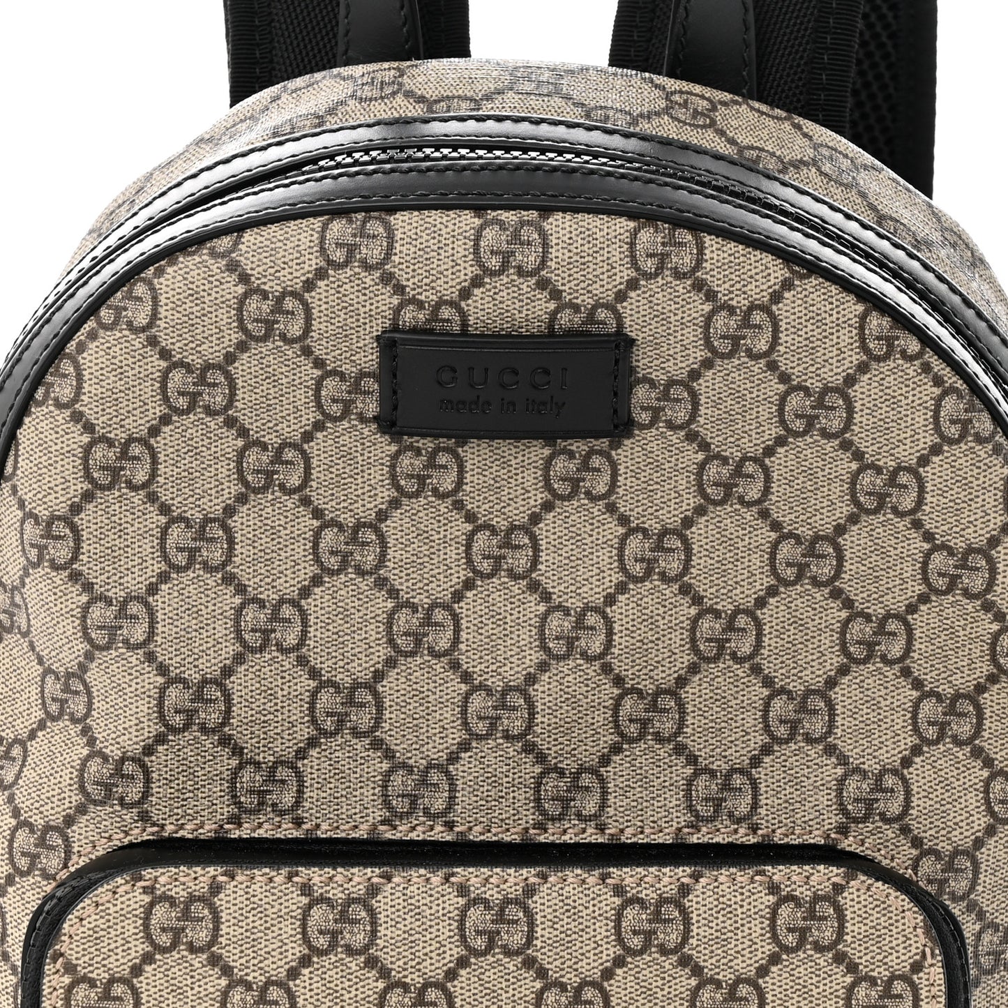 GG Supreme Monogram Small Eden Day Backpack Black