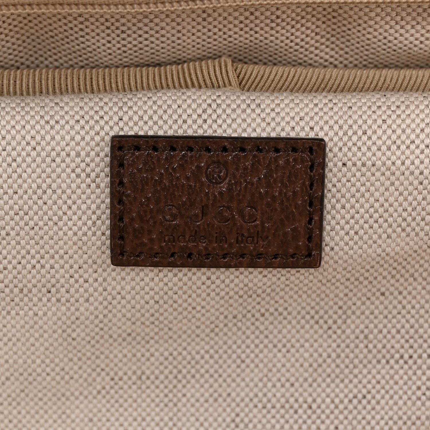 Gucci Monogram Jumbo GG Textured Dollar Calfskin Web Small Savoy Cabin Trolley Camel Ebony New Acero 5 of 11