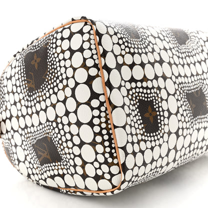 Louis Vuitton Monogram Kusama Town Speedy 30 White 9 of 12