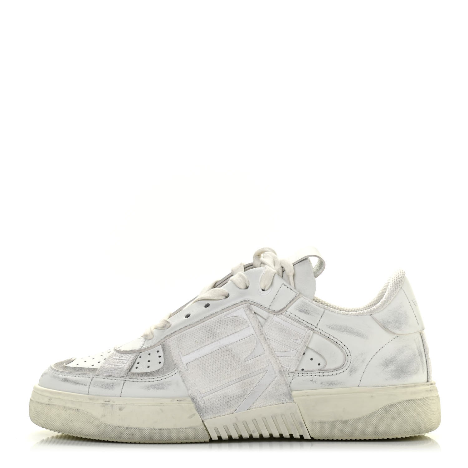 Valentino Garavani Calfskin Womens VL7N Sneakers 37.5 White Ice 1 of 16