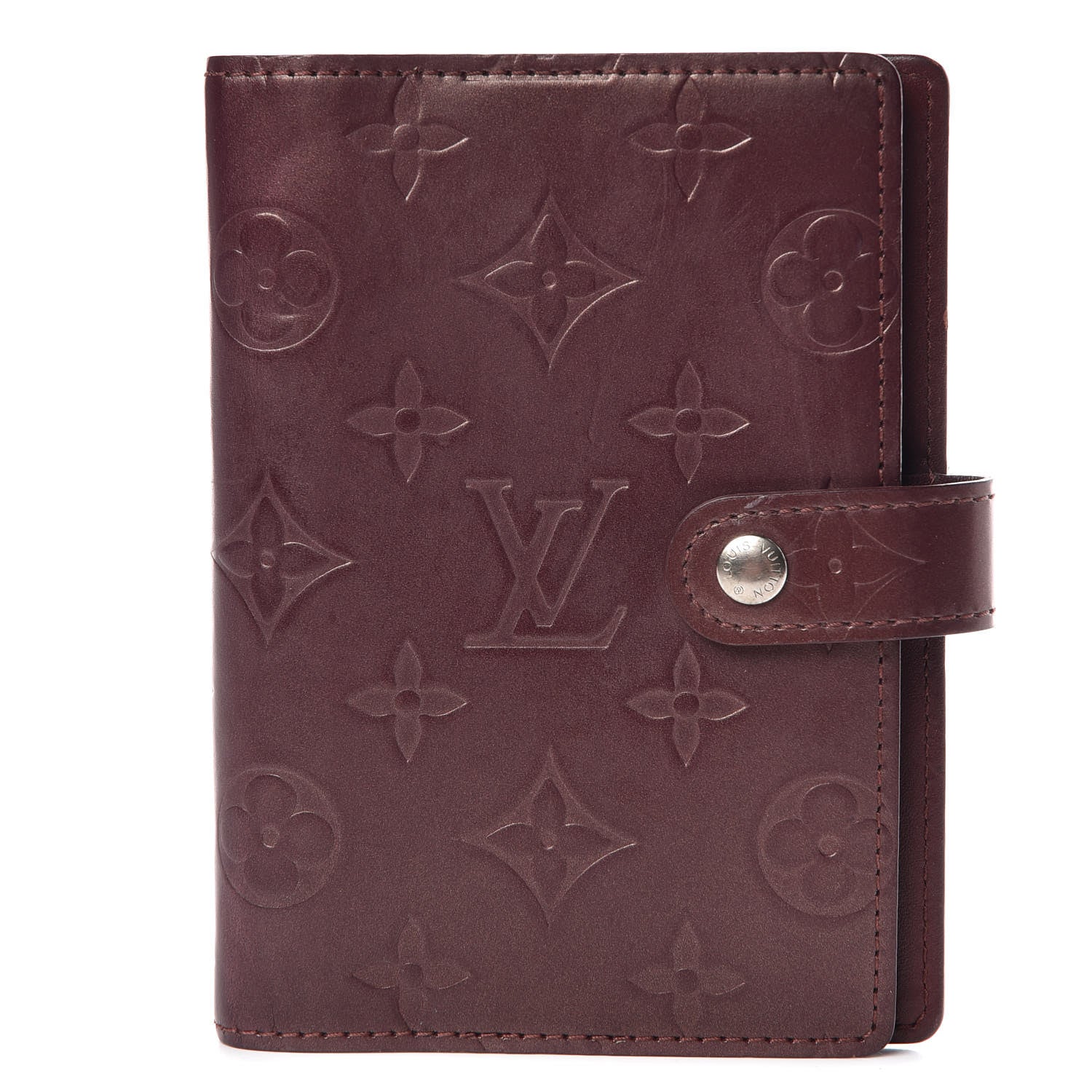 Louis Vuitton Mat Monogram Small Ring Agenda Cover Violet 1 of 11