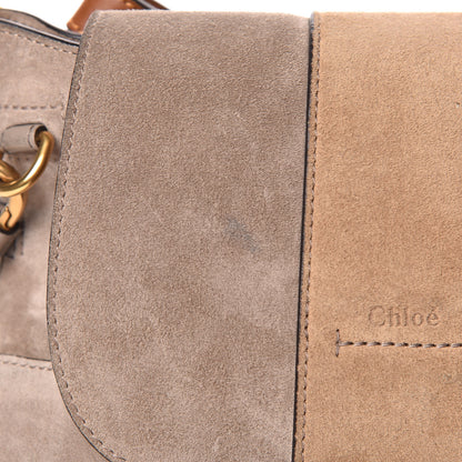 Chloe Suede Calfskin Small Lexa Shoulder Bag Motty Grey 8 of 21