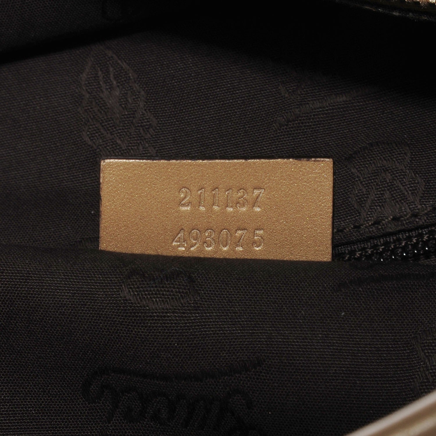 Gucci Imprime Monogram Medium Zippered Shopping Tote Champagne 8 of 8