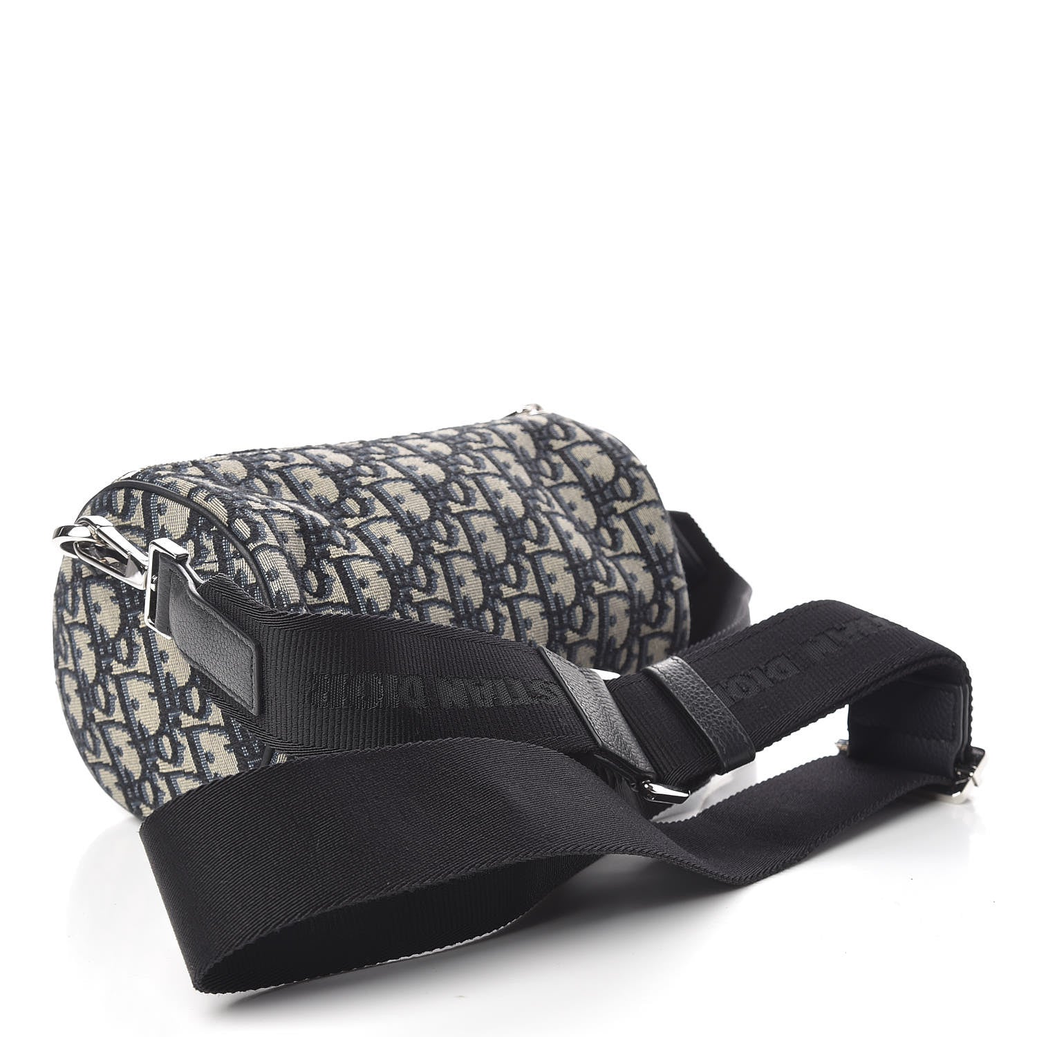 Christian Dior Oblique Roller Messenger Bag Blue 3 of 9