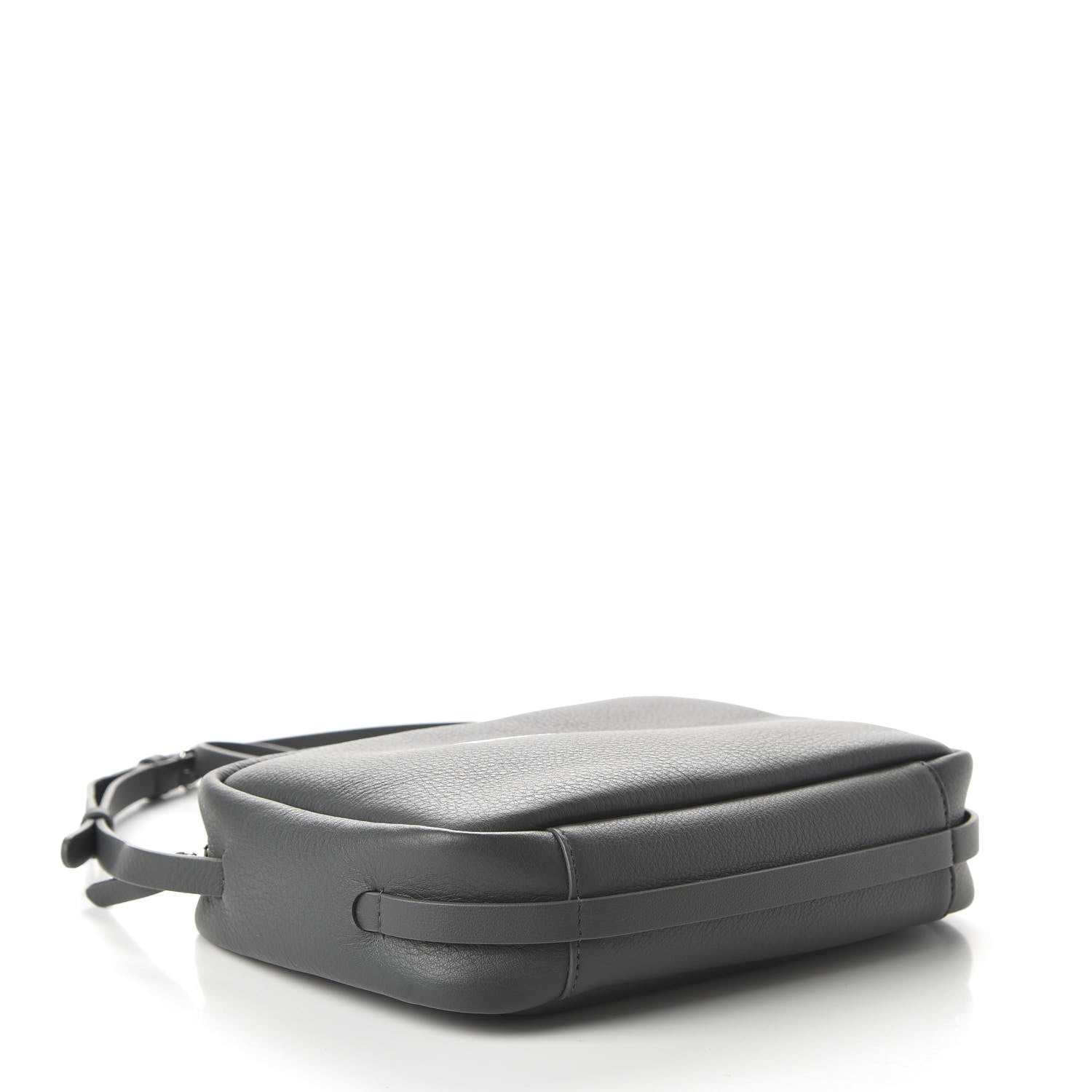 Balenciaga Smooth Calfskin Logo S Everyday Camera Bag Gris Fossile White 4 of 9