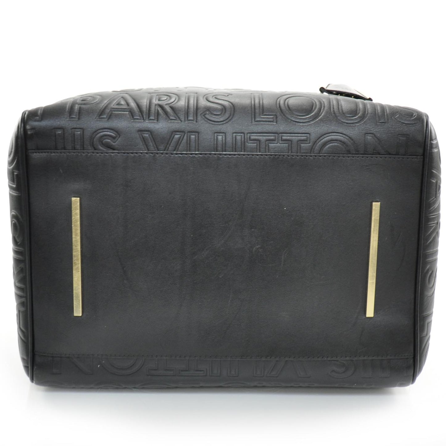 Calfskin Embossed Speedy Cube 30 Black
