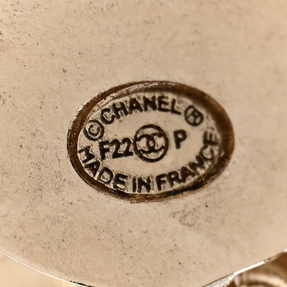 Chanel Metal Pearl Mademoiselle Drop Earrings Gold 4 of 5