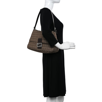 Fendi Zucchino Mama Baguette Brown 2 of 13