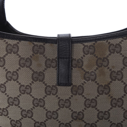 Gucci Monogram Web Small Jackie O Hobo Dark Brown 12 of 12