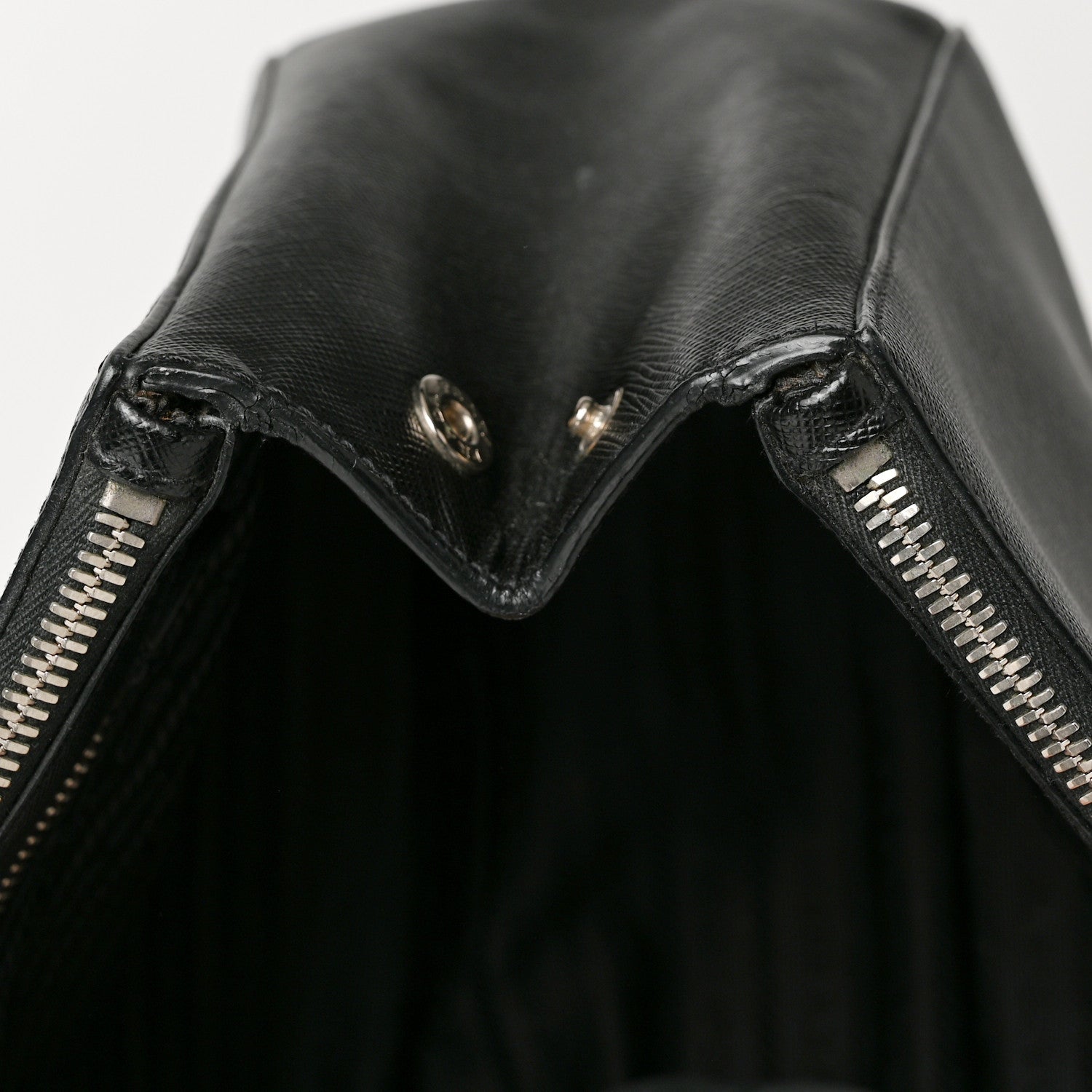 Prada Saffiano Small Galleria Double Zip Tote Black 11 of 16