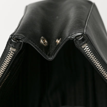Prada Saffiano Small Galleria Double Zip Tote Black 11 of 16