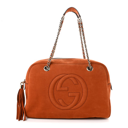 Gucci Vitello Range Medium Soho Bowler Old Whisky 1 of 10