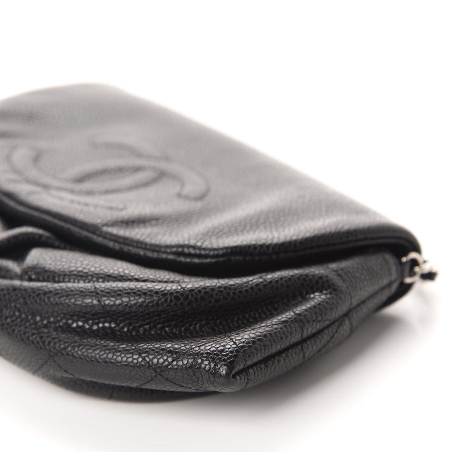 Caviar Half Moon Wallet On Chain WOC Black