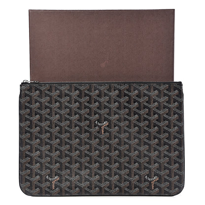 Goyard Goyardine Senat Pochette MM Black 8 of 8