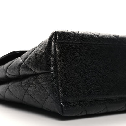 Chanel Caviar Quilted Jumbo Kelly Flap Black 9 of 10