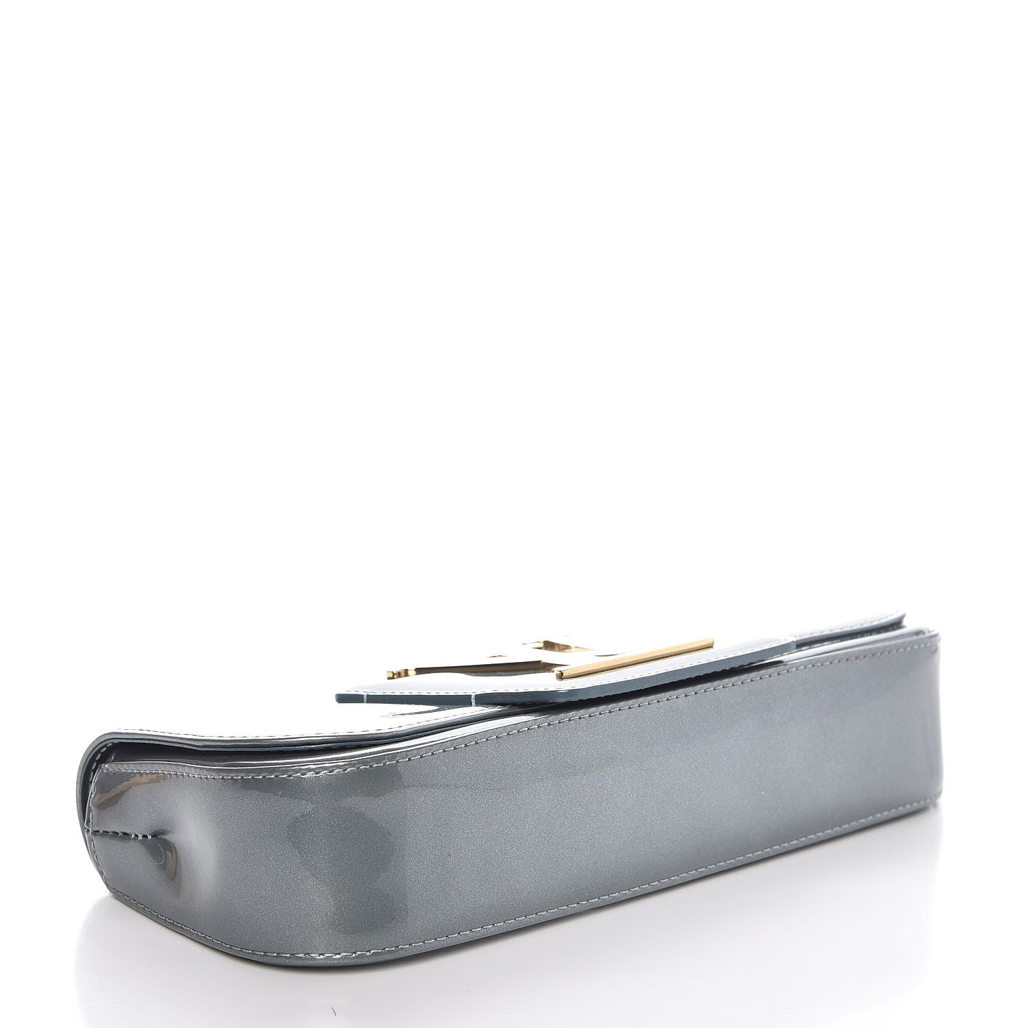 Louis Vuitton Patent Sobe Clutch Givre 4 of 7