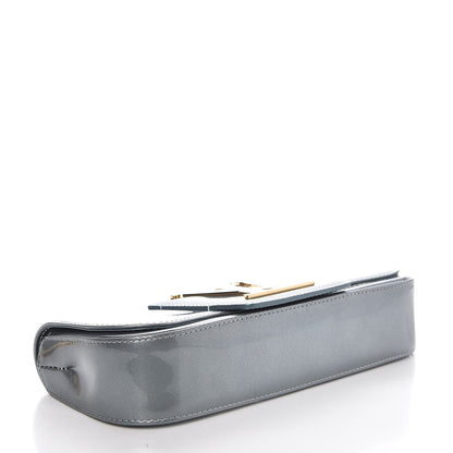 Louis Vuitton Patent Sobe Clutch Givre 4 of 7