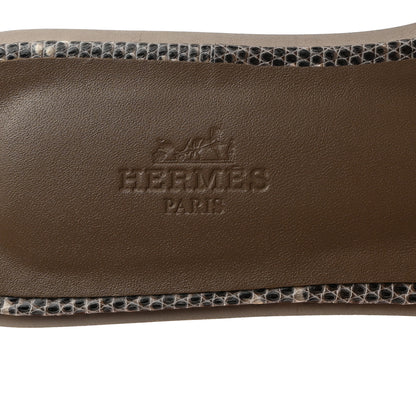 Hermes Lizard Oran Sandals 36 Ombre 6 of 9