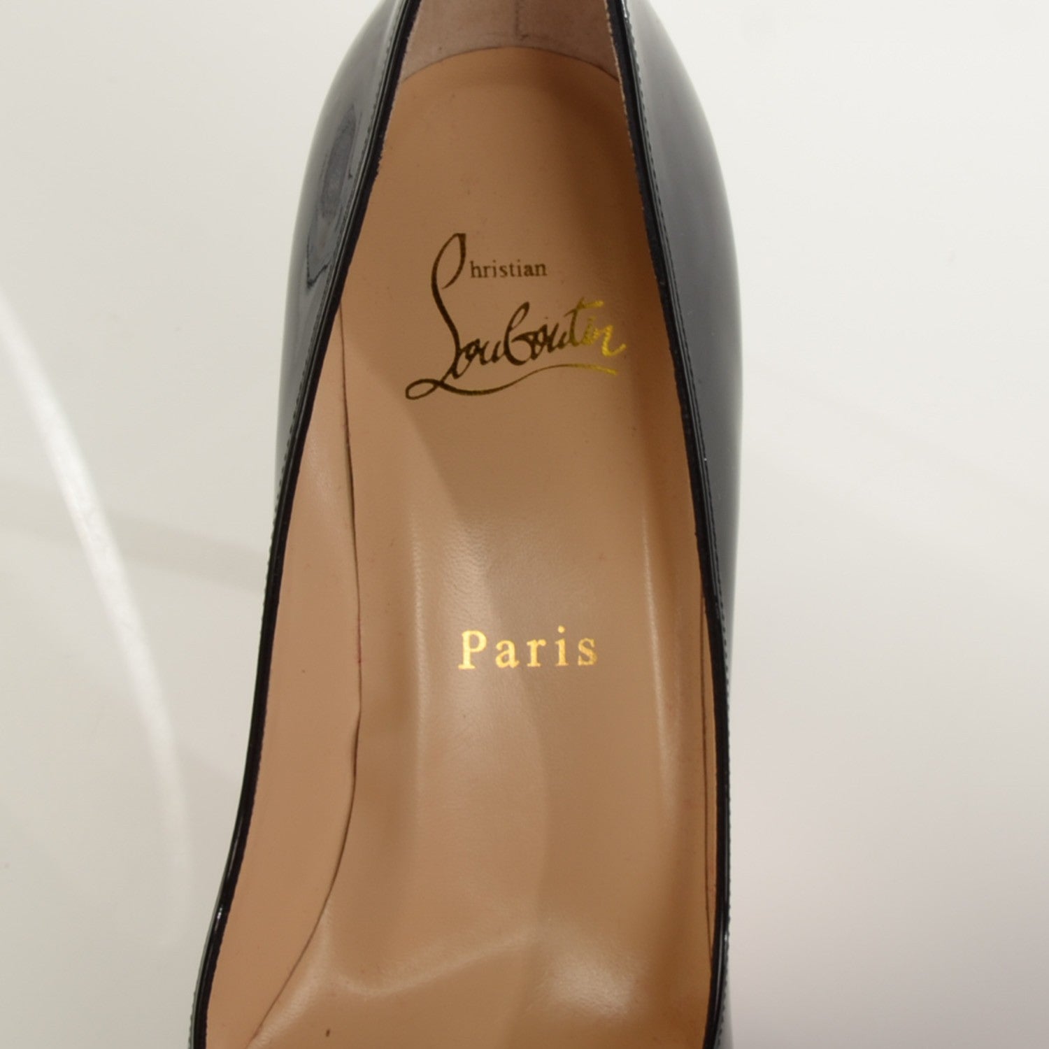 Christian Louboutin Patent Pigalle 100 Pumps 38 Black 13 of 13