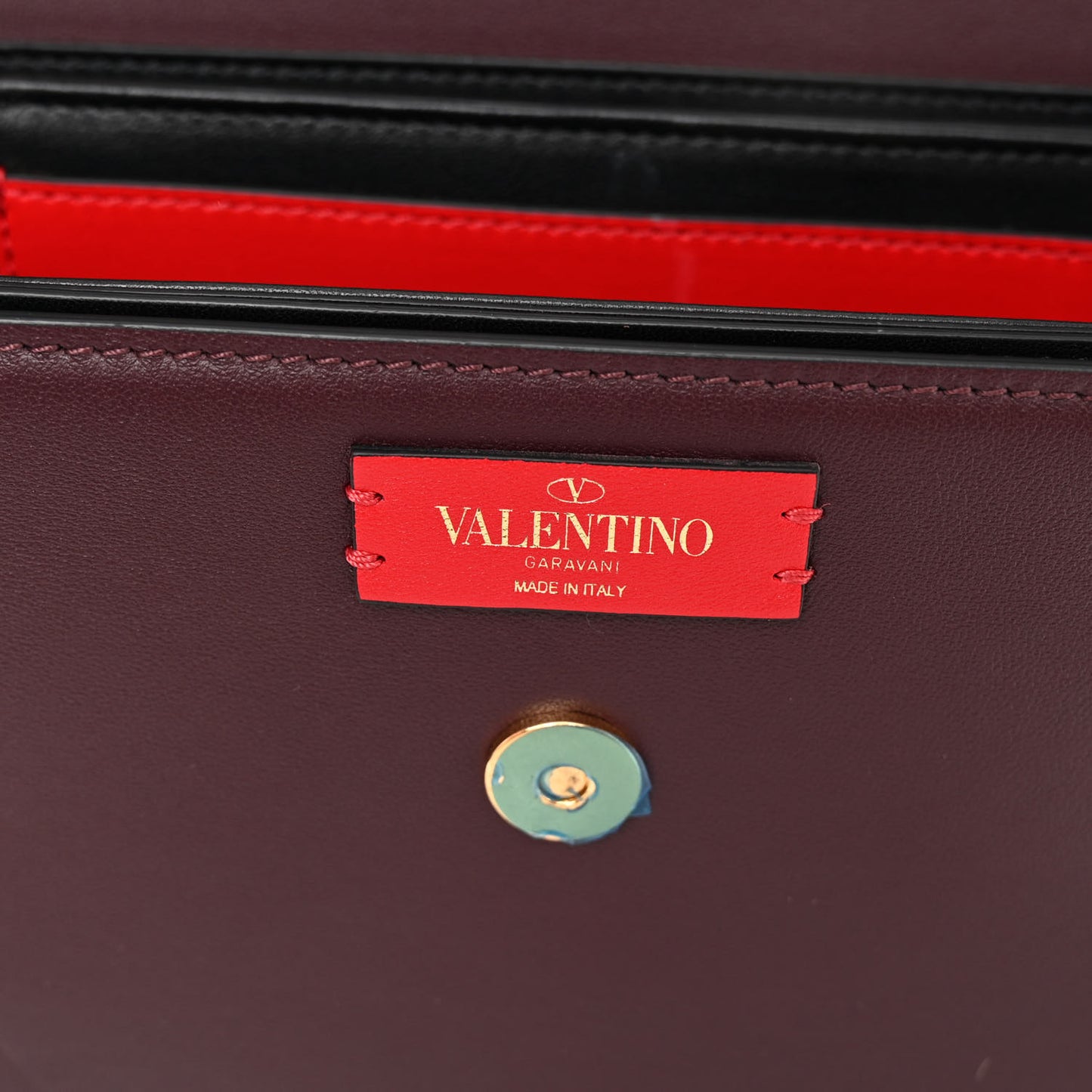 Smooth Calfskin Supervee Shoulder Bag Rubin