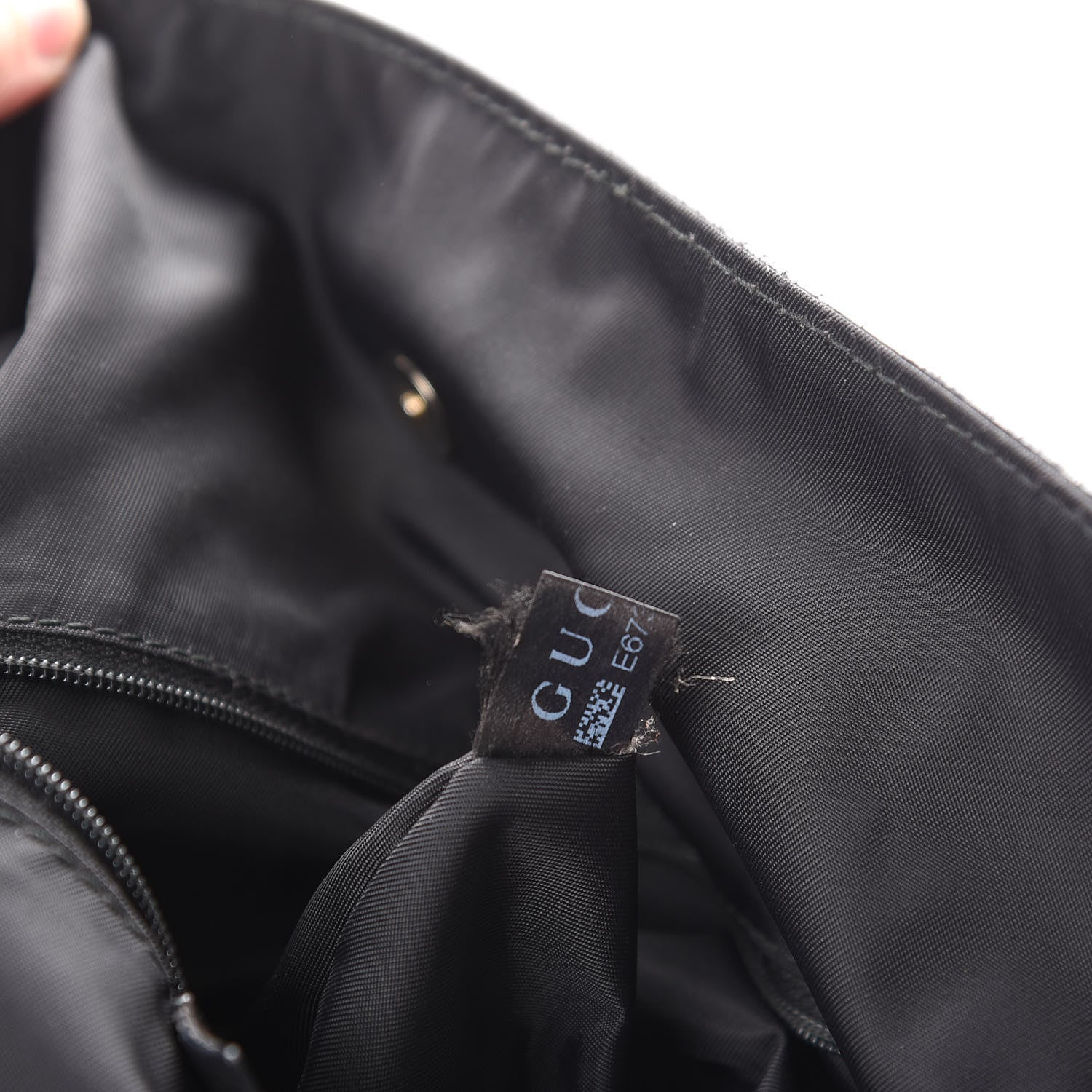 Gucci Guccissima Full Moon Tote Black 10 of 12