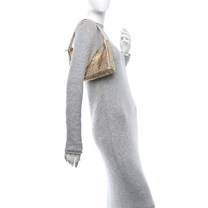Prada Satin Crystal Mini Re-Edition 2000 Bag Platino 2 of 11