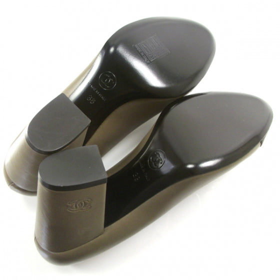Chanel Leather Heels 38 4 of 8