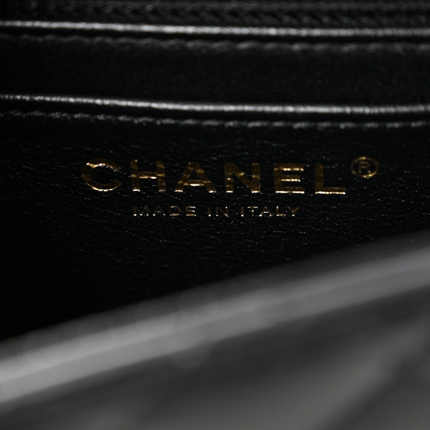 Chanel Lambskin Quilted Mini Square Flap Black 6 of 10