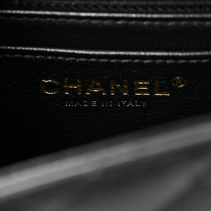 Chanel Lambskin Quilted Mini Square Flap Black 6 of 10
