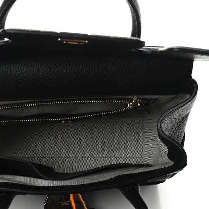 Versace Calfskin Medium Palazzo Empire Bag Black 5 of 10