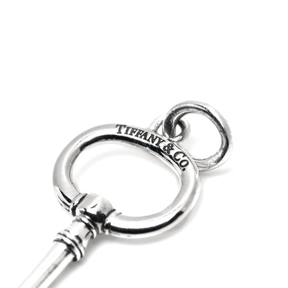 Tiffany Sterling Silver Small Oval Key Pendant 4 of 4