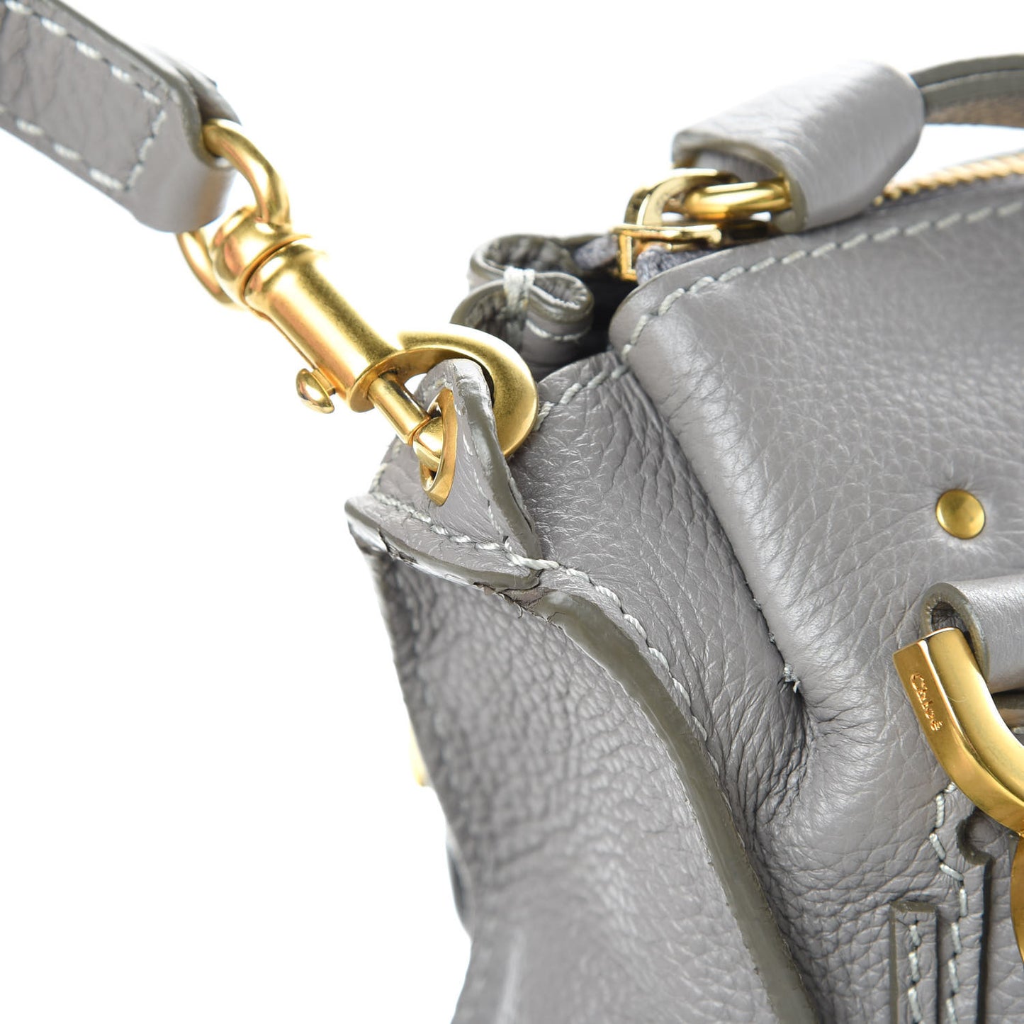Calfskin Medium Marcie Satchel Cashmere Grey