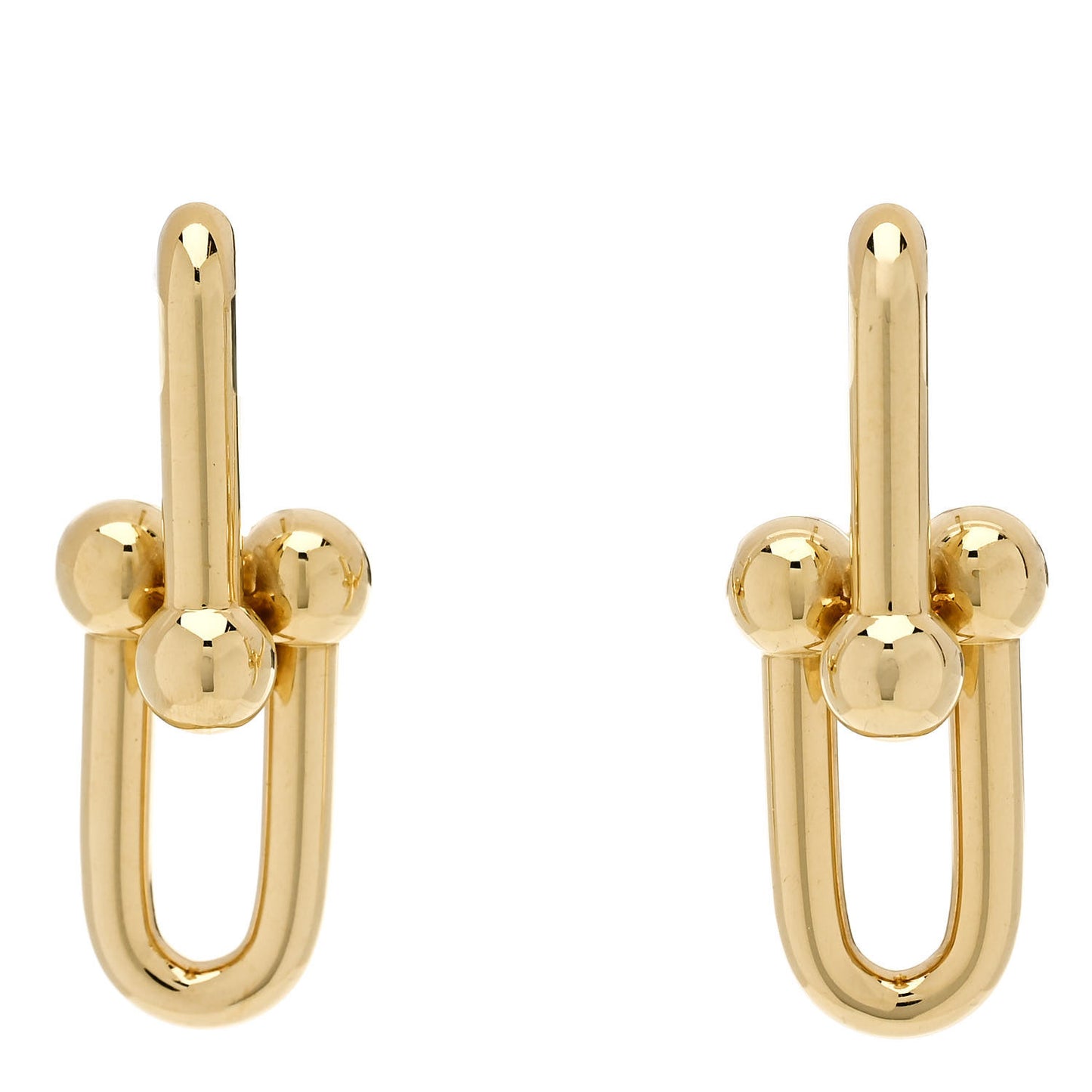 18K Yellow Gold Large HardWear Link Earrings