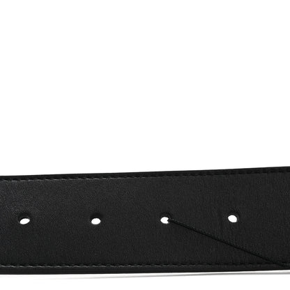 Gucci Moon Calfskin Pearl Double G 40mm Belt 70 28 Black Cream 3 of 6