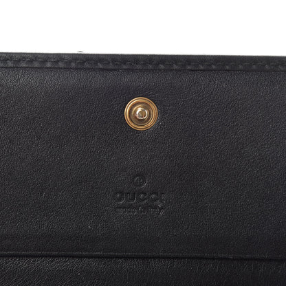 Gucci Calfskin Matelasse GG Marmont Card Case Wallet Black 6 of 6