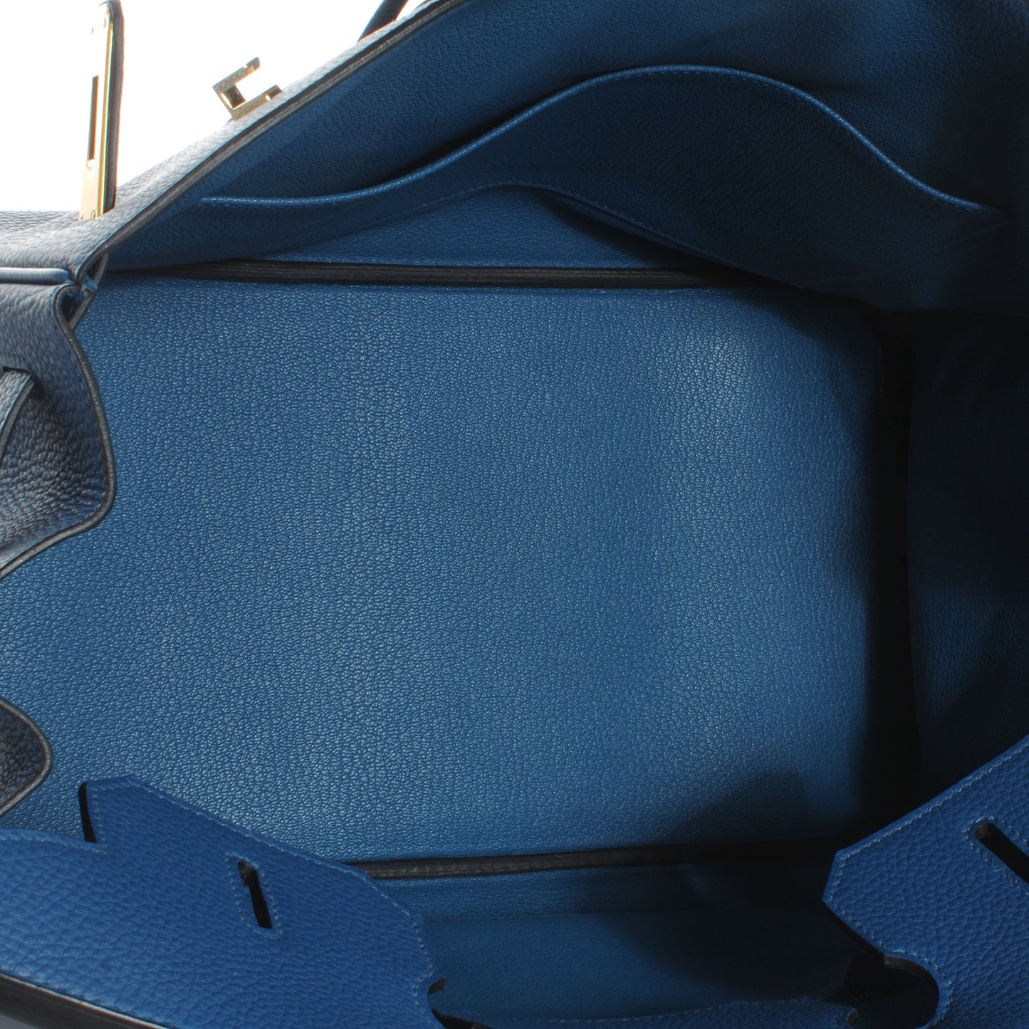 Togo Birkin 35 Bleu de Galice