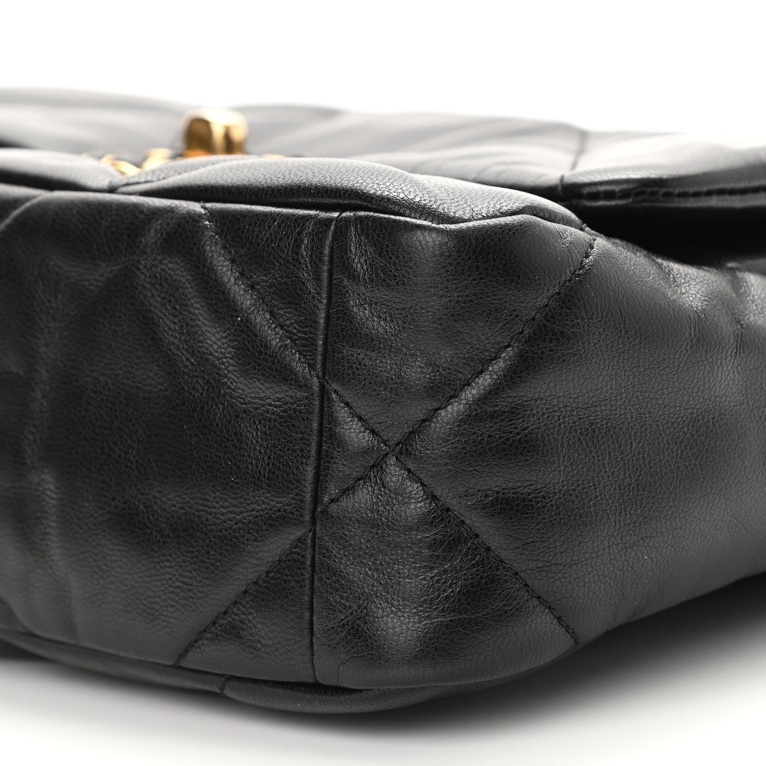 Chanel Lambskin Quilted Medium Chanel 19 Flap Black 10 of 11