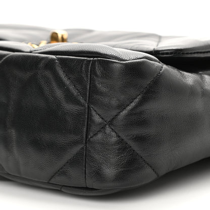 Chanel Lambskin Quilted Medium Chanel 19 Flap Black 10 of 11