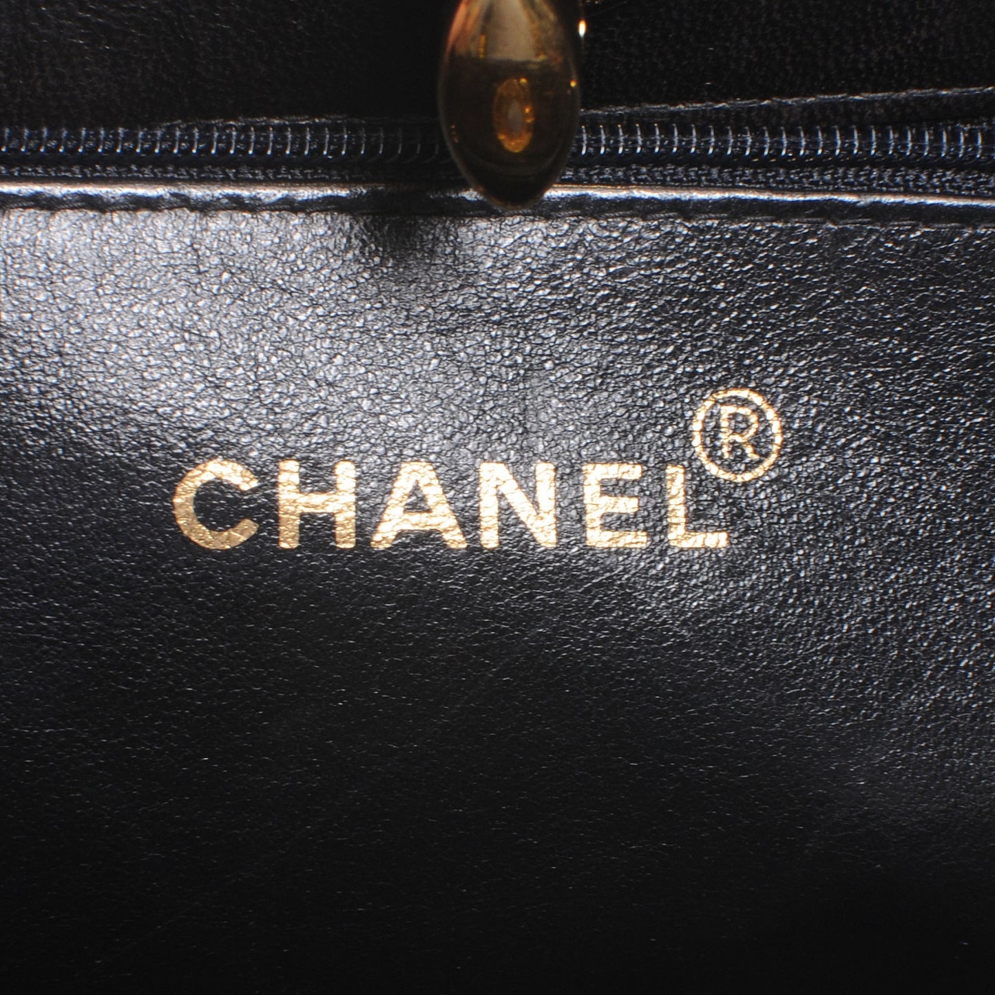 Lambskin Quilted CC Shoulder Bag Black