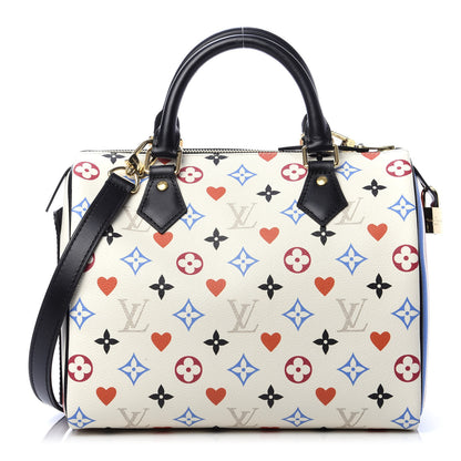 Louis Vuitton Game On Speedy Bandouliere 25 White 1 of 10