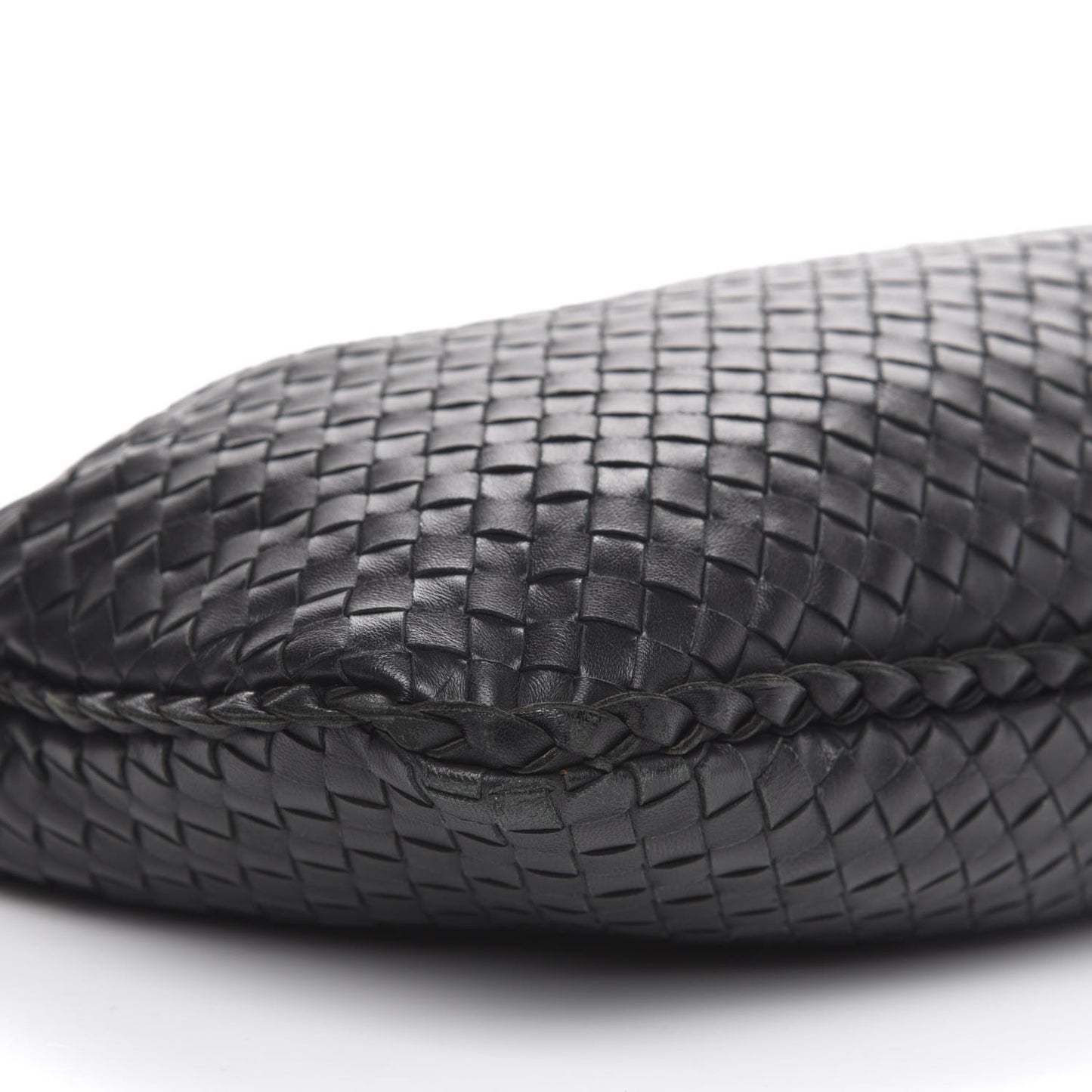 Nappa Intrecciato Large Veneta Hobo Black