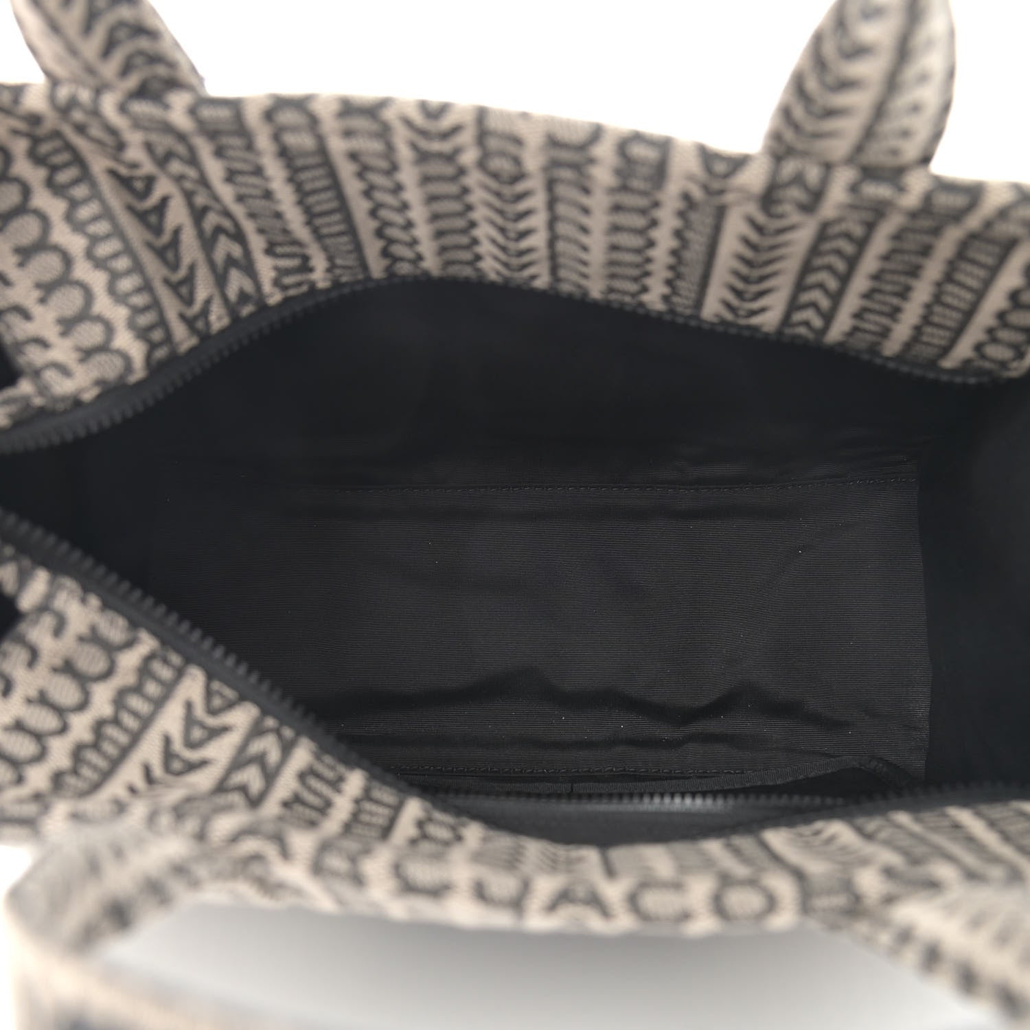 Marc Jacobs Cotton Jacquard Monogram Medium The Traveler Tote Bag Beige Multicolor 5 of 14