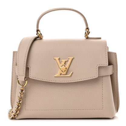 Louis Vuitton Soft Calfskin Mini Lockme Ever Greige 1 of 10