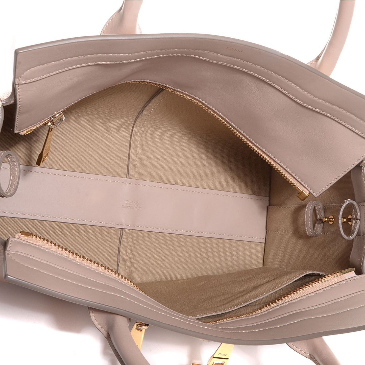 Grained Calfskin Small Cate Satchel Blush