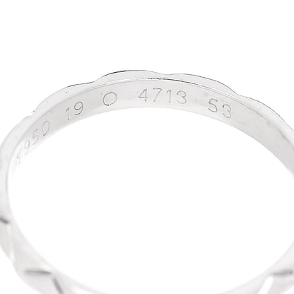 Chanel Platinum Diamond Mini Coco Crush Ring 51 5.75 5 of 6