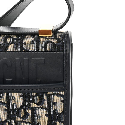 Christian Dior Oblique 30 Montaigne Flap Bag Blue 13 of 19